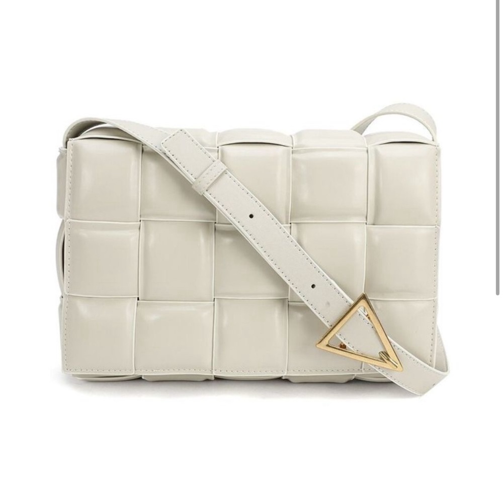 Tiffany & Fred Paris Puffy Leather Messenger Bag